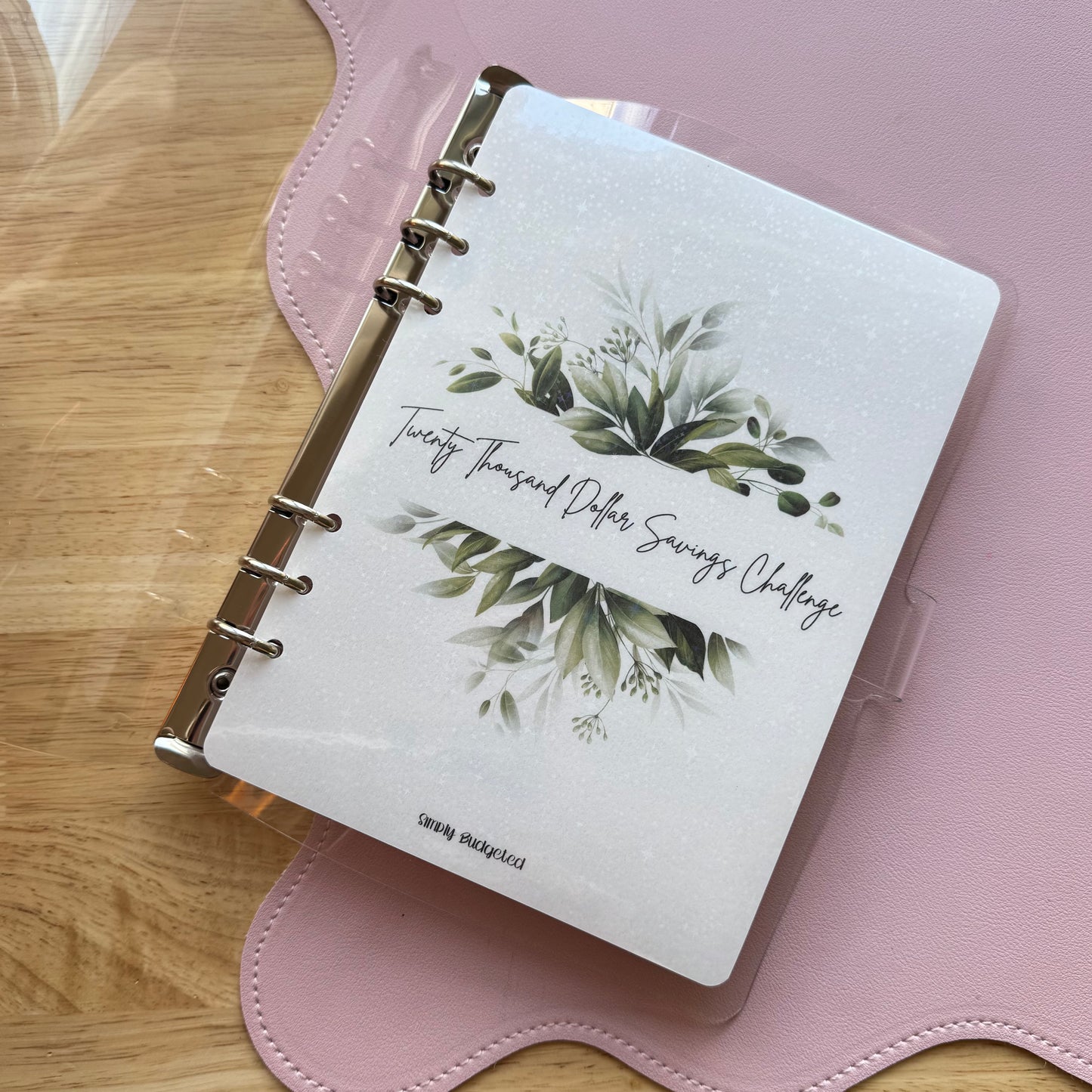 20k Eucalyptus A5 Savings Challenge Book