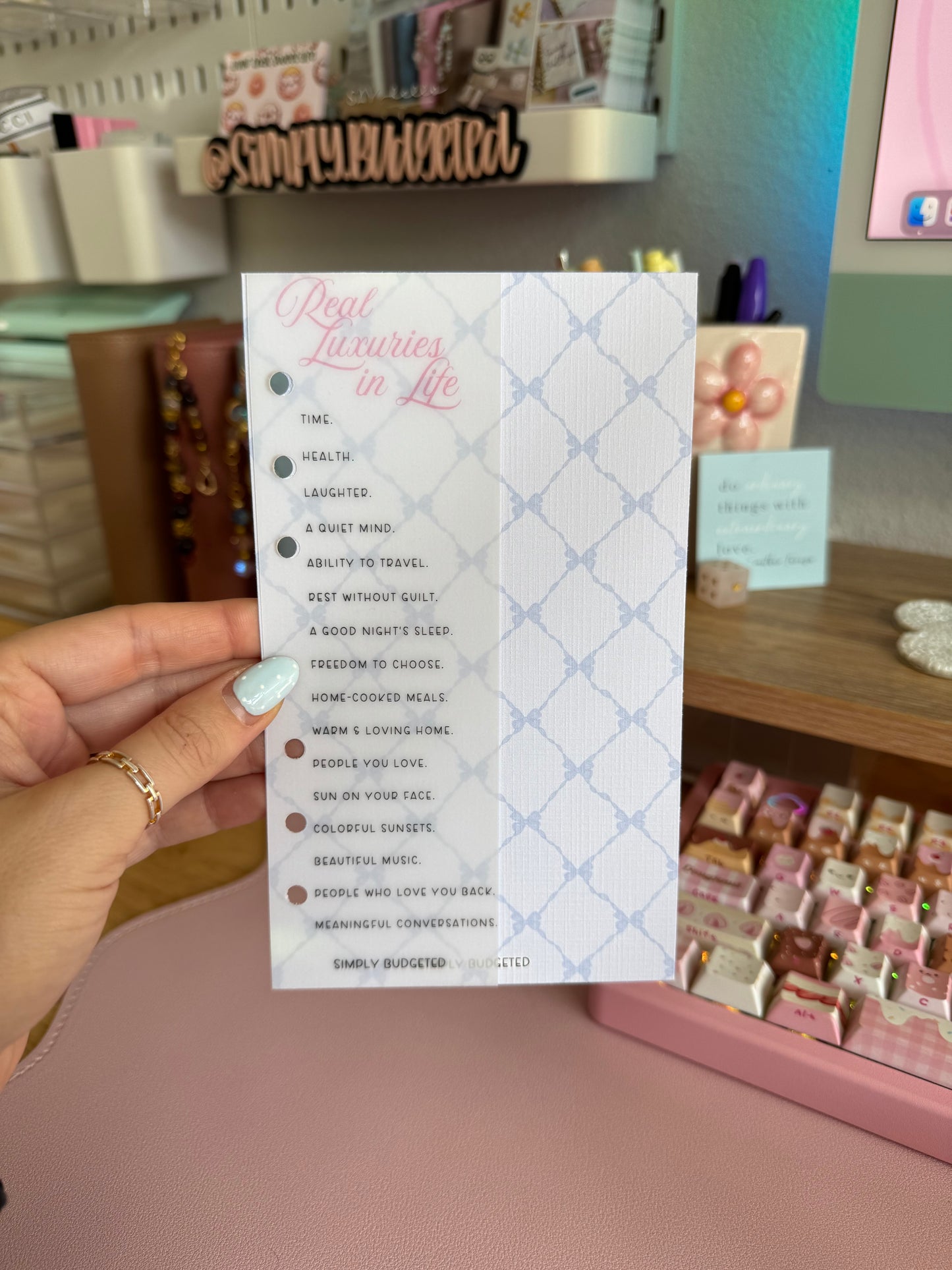 Soft Girl Half Dashboards - A6