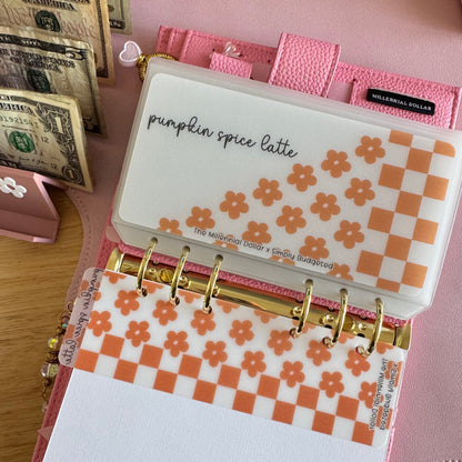 2.0 Floral Checkered A6 Binder Cash Inserts | The Millennial Dollar X Simply Budgeted Collab