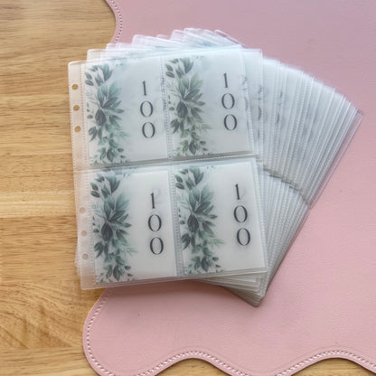 20k Eucalyptus A5 Savings Challenge Book