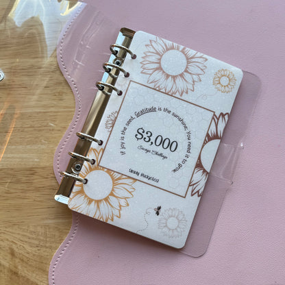 3K Sunflower A6 Savings Challenge Book