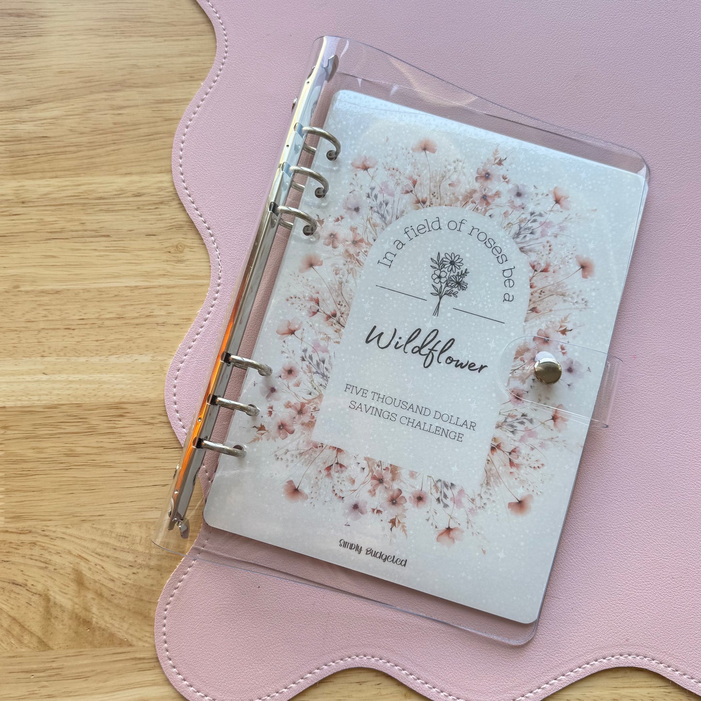 5k Wildflower A5 Savings Challenge Book