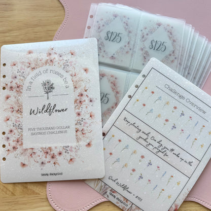 5k Wildflower A5 Savings Challenge Book
