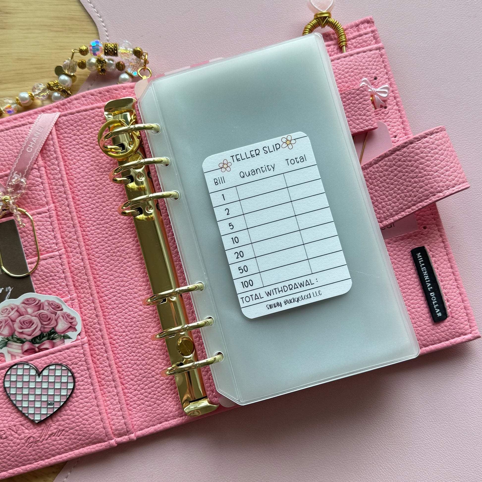 Reusable Drop Slips Reusable Teller Slip – Simply Budgeted