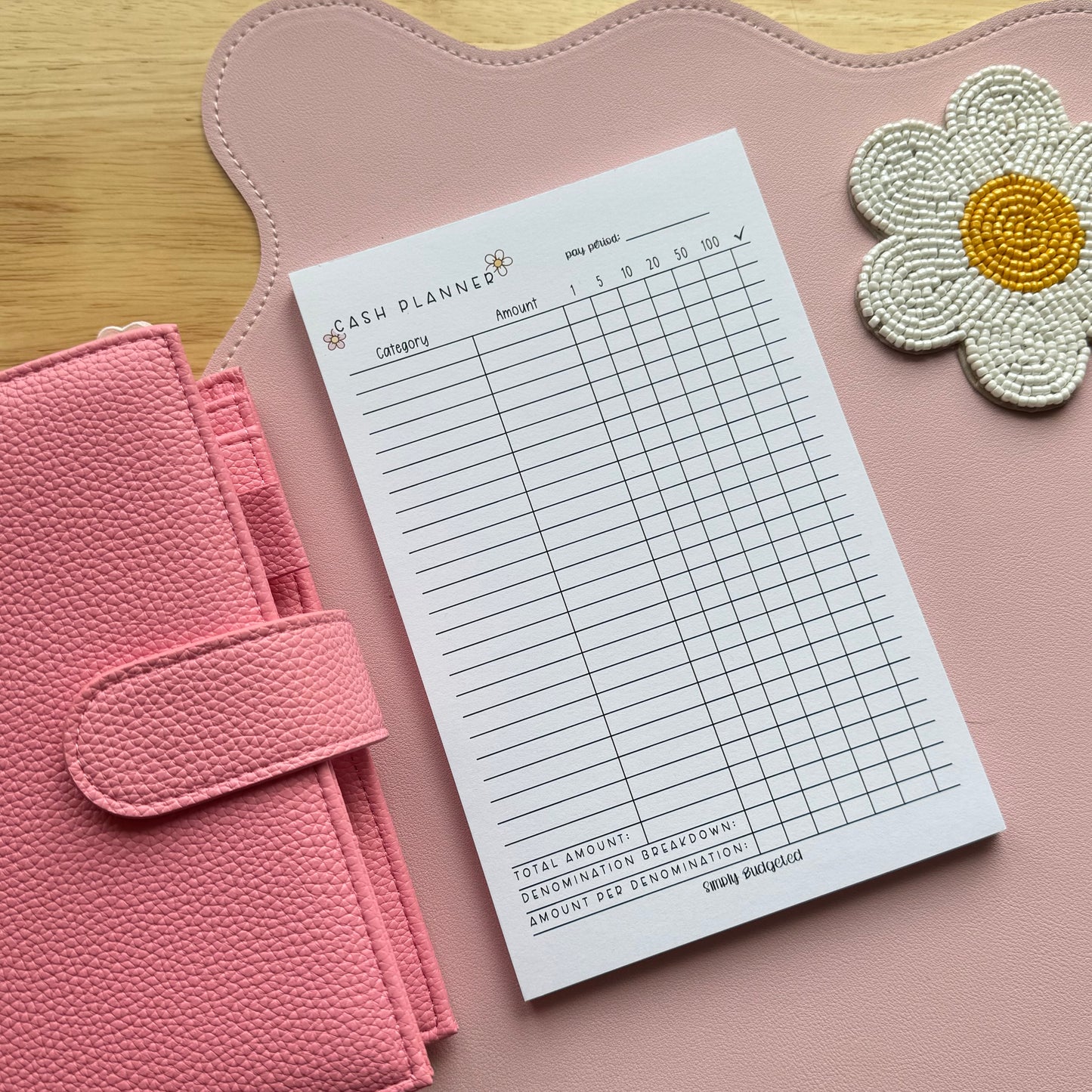 Cash Planner Notepad