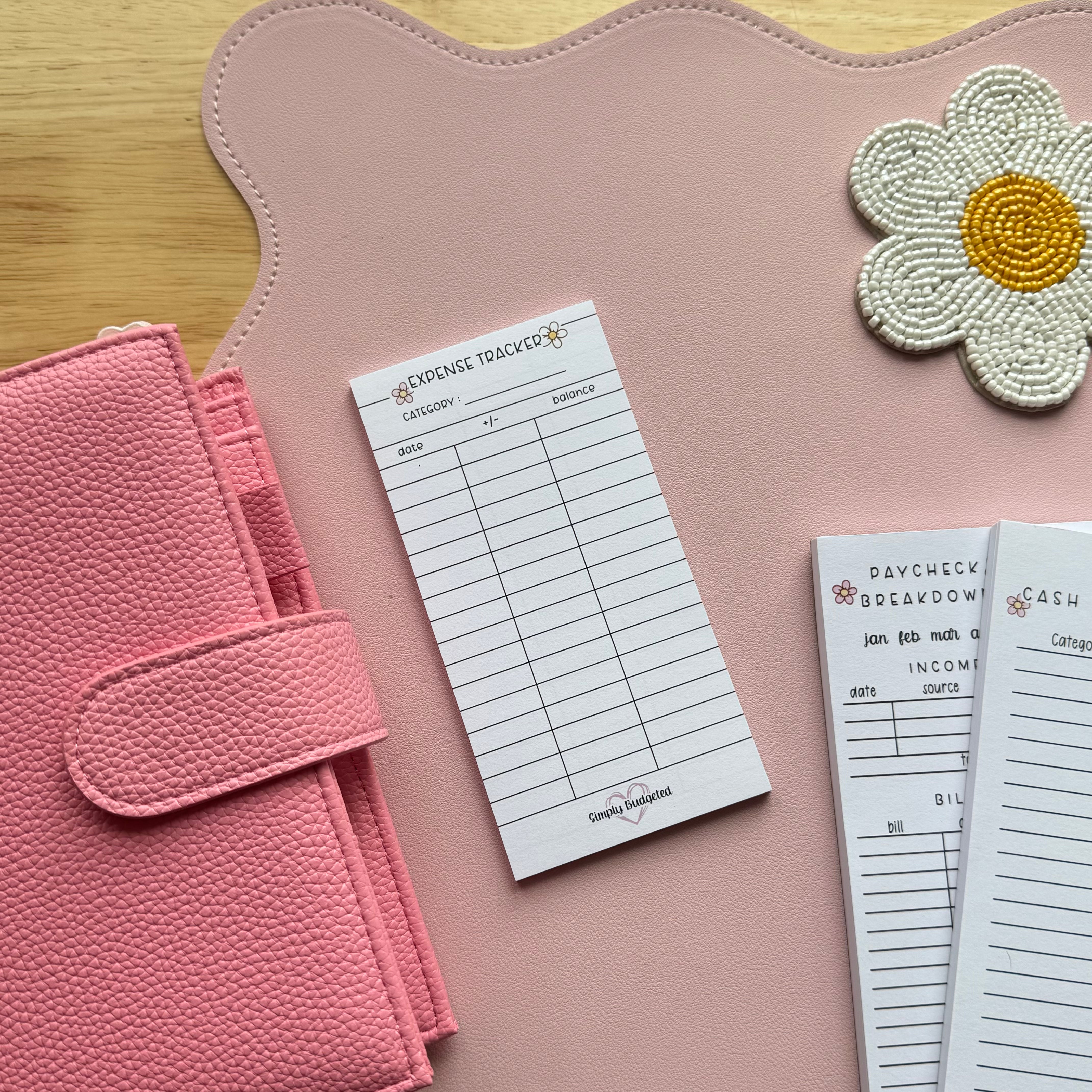 Expense Tracking Notepad – Simply Budgeted