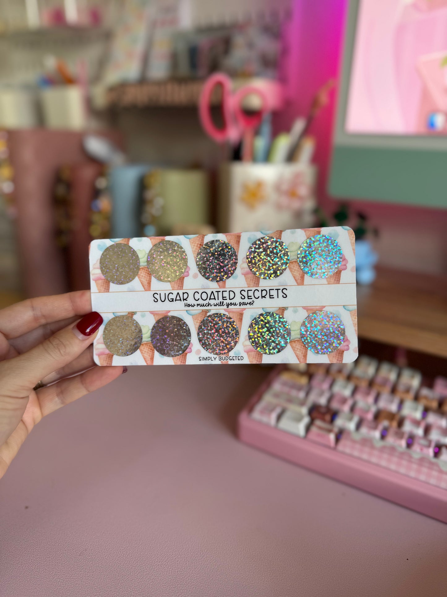 Sugar Coated Secrets Savings Challenge (Scratch Off)