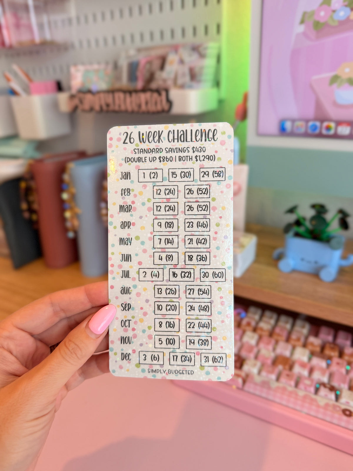26 Week Challenge Savings Challenge