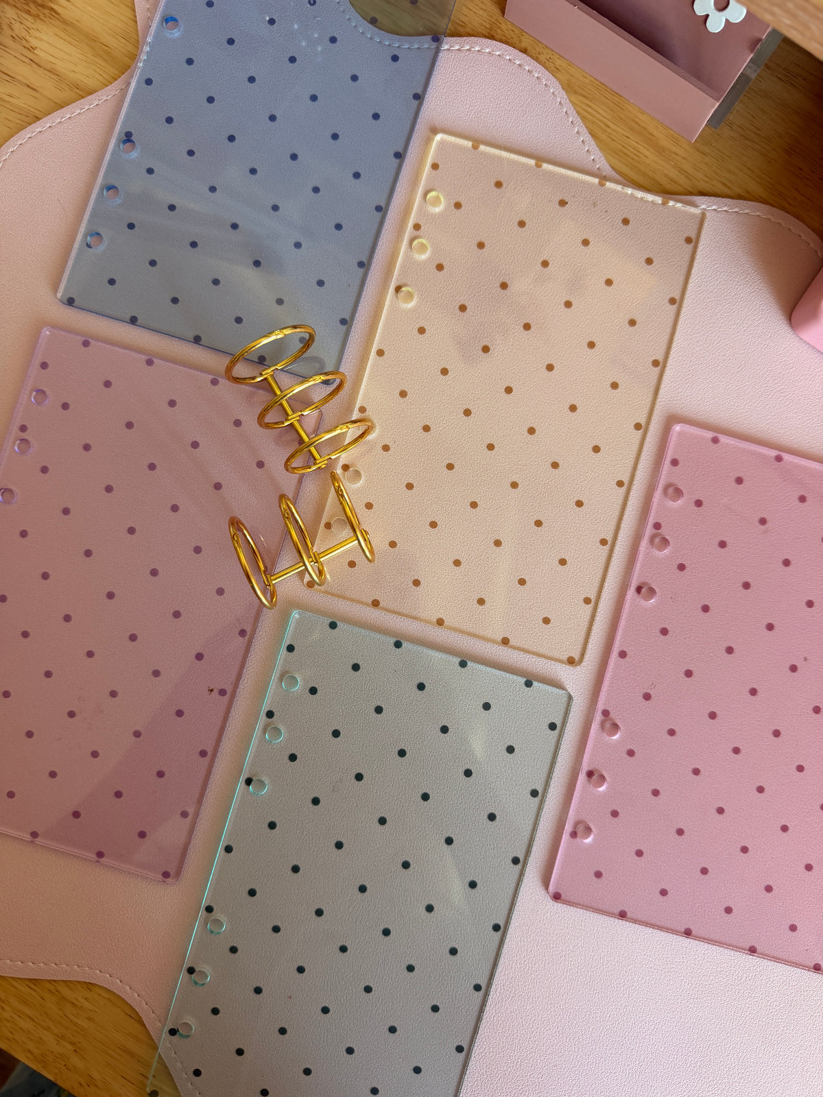 Polka Dot Cutie Acrylic A6 Dashboard